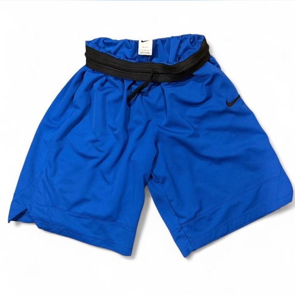 Men’s Nike Dri-Fit Royal Blue Athletic Shorts Below Knee Size Large - Picture 2 of 3